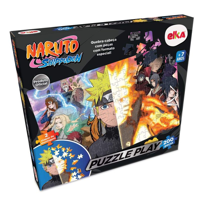 Puzzle-Play-200-pecas--Naruto-Shippuden