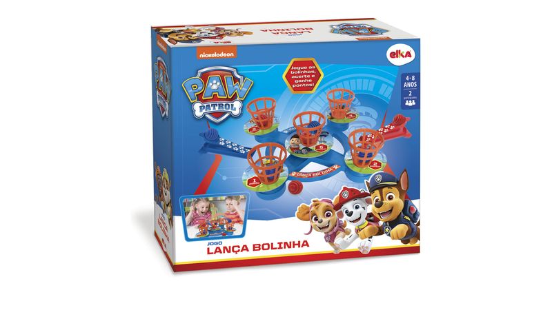 Jogo Lança Bolinha - Patrulha Canina - Elka - superlegalbrinquedos